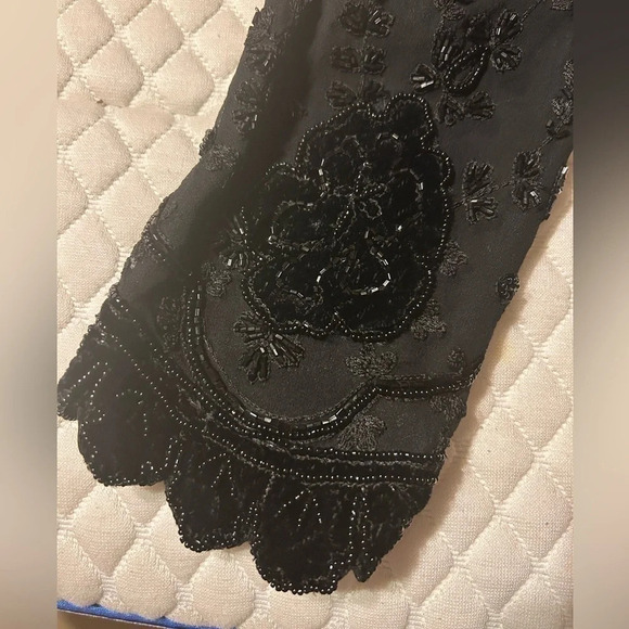 Zola Evening Beaded Sequined formal jacket size small - Picture 2 of 14